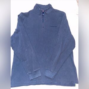 Vineyard Vines Quarter Zip Sweater Men’s XL Performance Whale Logo 100% Cotton